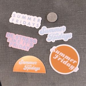 Summer Fridays Stickers Set of 5